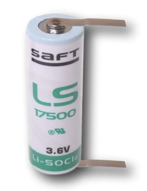 Saft LS17500 3.6V Lithium Battery SOUDABLE