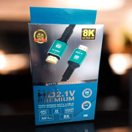 Câble HDMI 8K HDTV 2.1V PREMIUM 1.5M-3M-5M