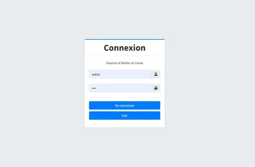 LOGICIEL GESTION ATELIER ET MAINTENANCE