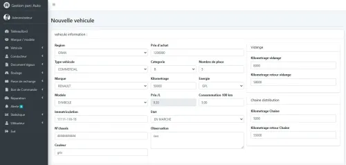 logiciel gestion parc automobile