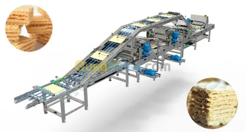  Les lignes du gaufrette machines 