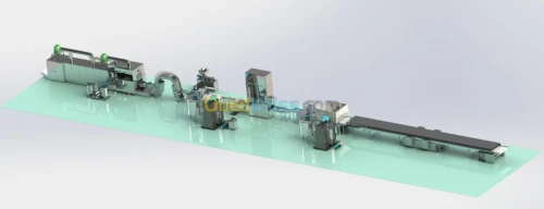  Les lignes du gaufrette machines 