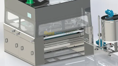  Les lignes du gaufrette machines 