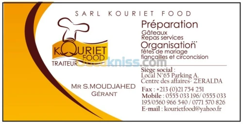 PREPARATION DES REPAS SUR PLACE.