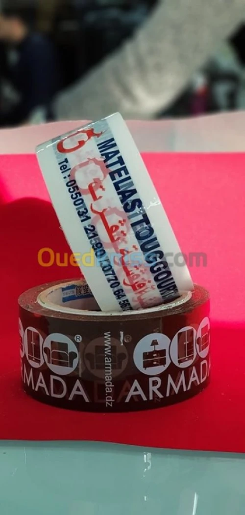 Fabrication de scotch emballage.