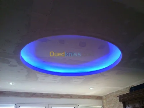 Faux plafond placo-PVC-demontable. . .