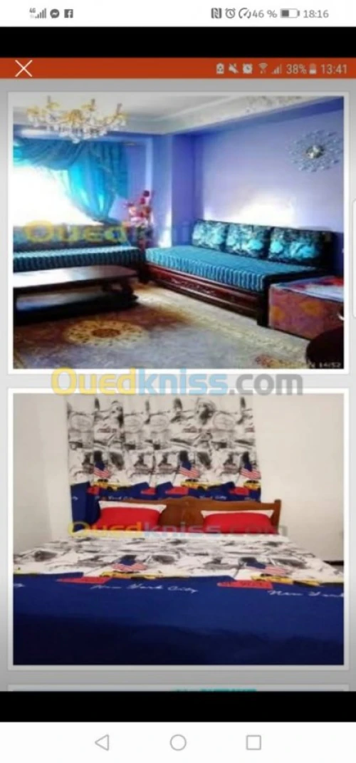 Location Appartement F3 Oran Ain el turck