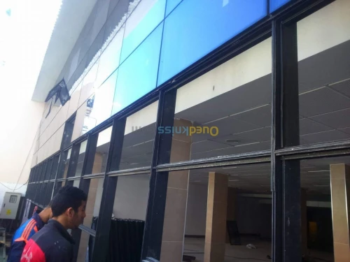 alucobonde et mûr rideau