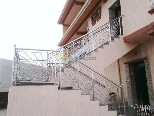 Ramp d'escalier inox