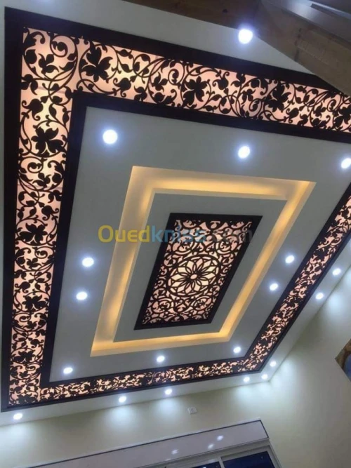 Placo plâtre  pvc peinture 