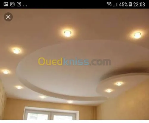  placoplâtre ba13 pvc