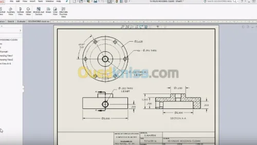 Concepteur dessinateur CAO solidworks