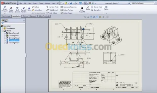Concepteur dessinateur CAO solidworks