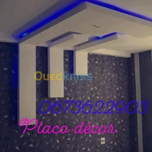 Tt trvaux placo platre pvc mur plafond