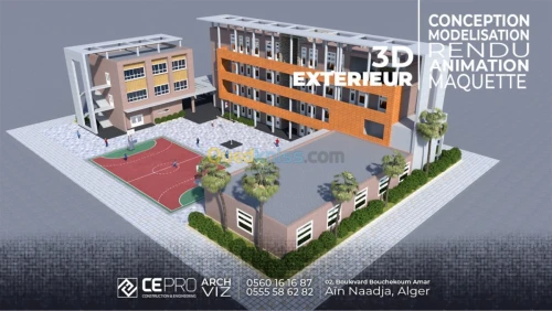 Architcture Rendu Animation 2D 3D