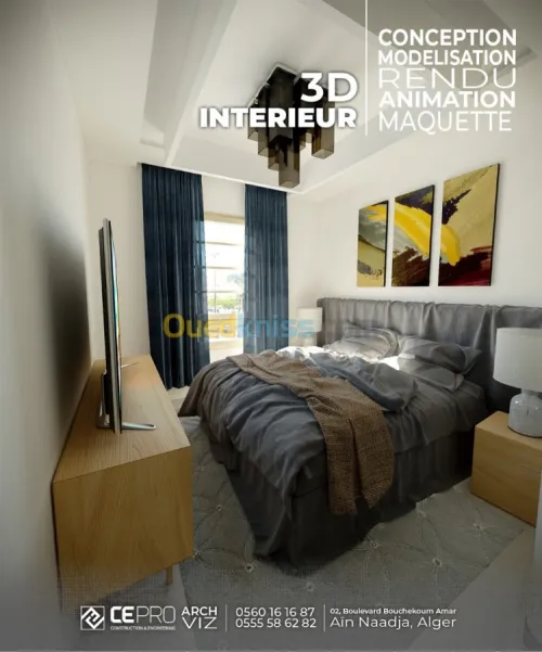 Architcture Rendu Animation 2D 3D