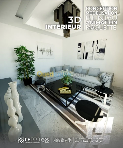 Architcture Rendu Animation 2D 3D
