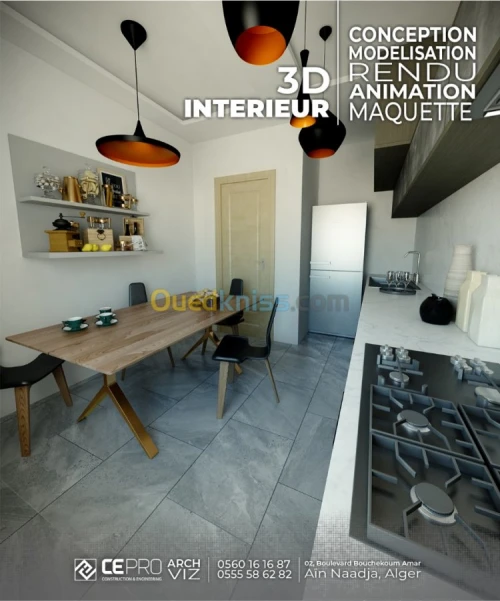 Architcture Rendu Animation 2D 3D