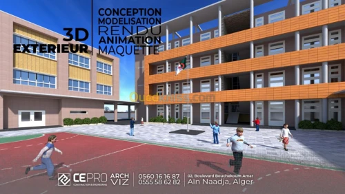 Architcture Rendu Animation 2D 3D