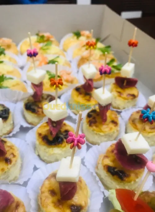 Gâteaux et les salés 