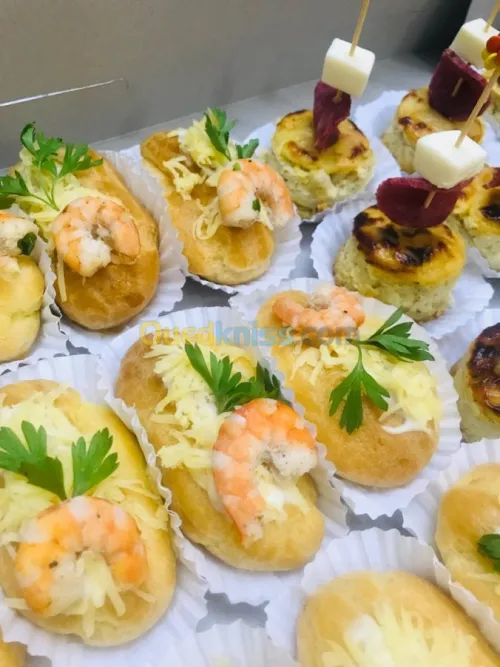 Gâteaux et les salés 