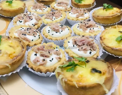 Gâteaux et les salés 