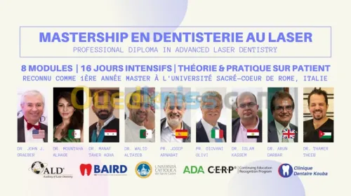 Mastership en Laser Dentaire 2019-2020