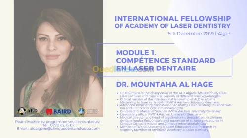 Mastership en Laser Dentaire 2019-2020