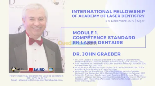 Mastership en Laser Dentaire 2019-2020