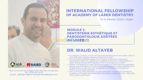 Mastership en Laser Dentaire 2019-2020