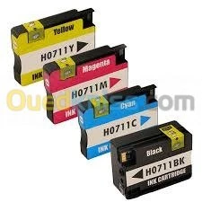 PACK HP 711XL POUR HP TRACEUR T520 COMPATIBLE