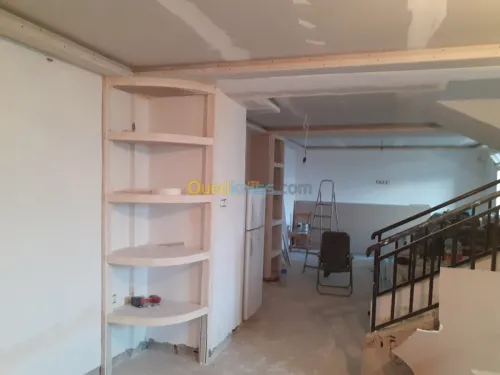 Placo plâtre. pvs. penture 