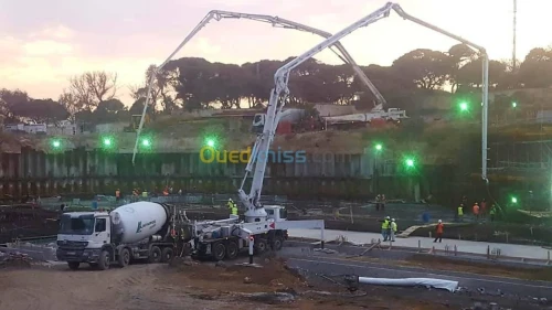 location pompe a béton avec malaxeur