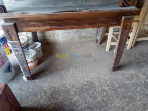 Fabrication des canapés et tables