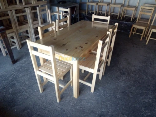 Fabrication des canapés et tables