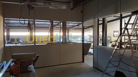 Mur rideau et Alucobond 