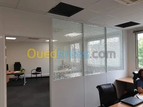 Mur rideau et Alucobond 