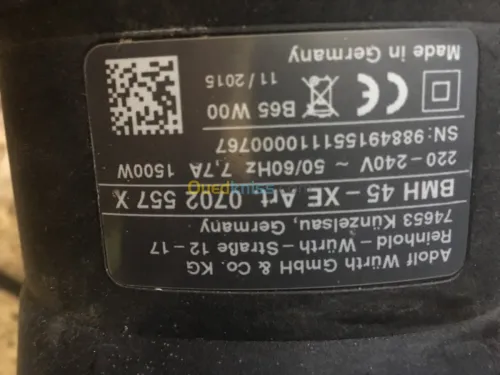 Perforateur  BMH45-XE wurth