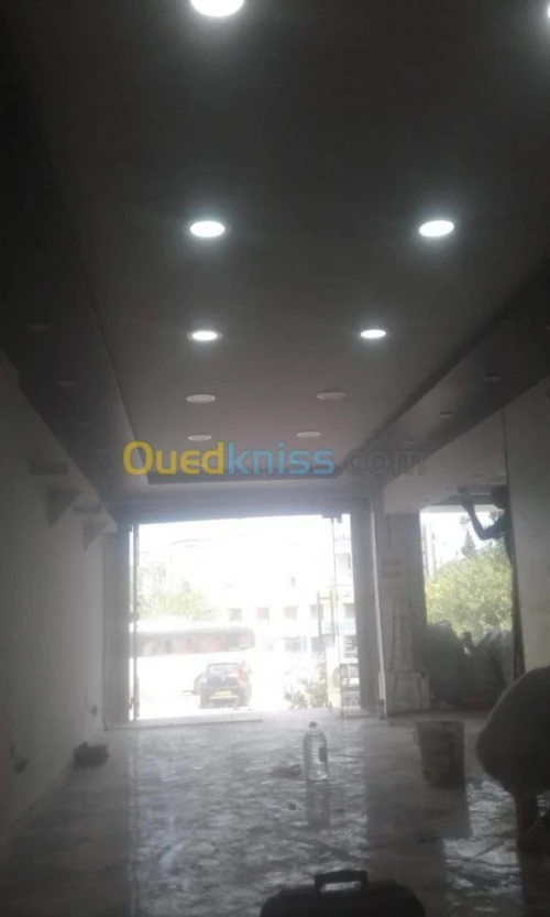 PLACOPLATRE - FAUX PLAFOND-PARQUET. PVC