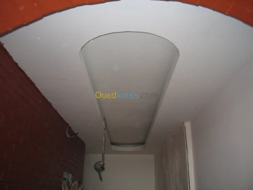 PLACOPLATRE - FAUX PLAFOND-PARQUET. PVC