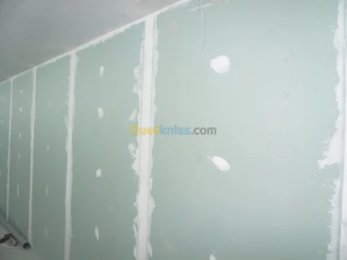 PLACOPLATRE - FAUX PLAFOND-PARQUET. PVC