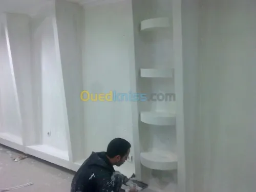 placo platre BA 13 et decoration