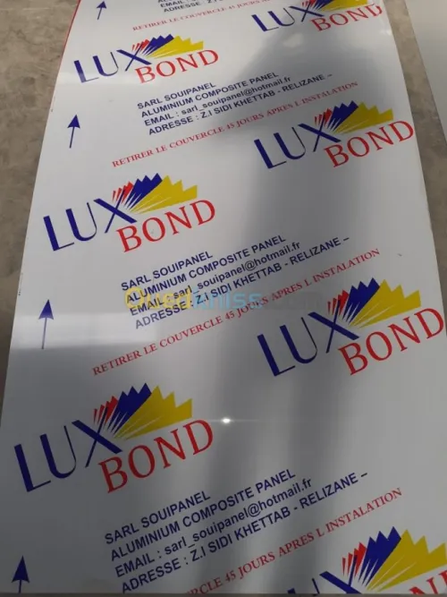 Fabrication de l'alucobond LUXBOND