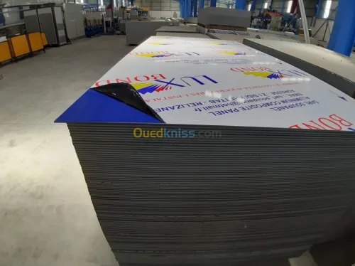 Fabrication de l'alucobond LUXBOND