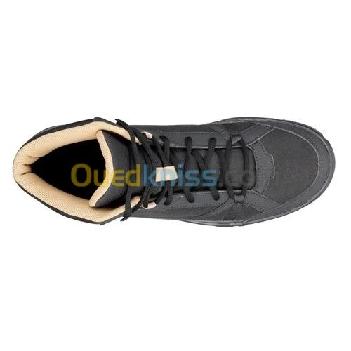 Chaussure Homme de Randonnée Mid  Noir QUECHUA DECATHLON