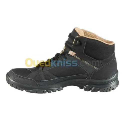 Chaussure Homme de Randonnée Mid  Noir QUECHUA DECATHLON