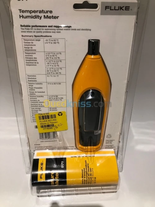 Testeur de température et d'humidité 