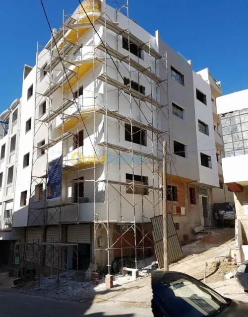 Revêtement de façade en monocouche 