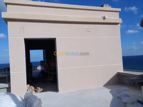 Revêtement de façade en monocouche 