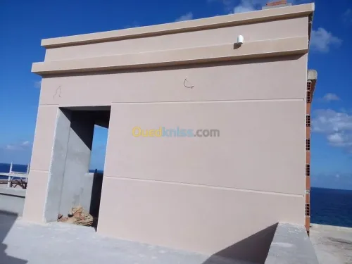 Revêtement de façade en monocouche 